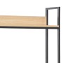 Escritorio para ordenador negro y roble 120x60x138 cm de , Escritorios - Ref: Foro24-20256, Precio: 104,40 €, Descuento: %