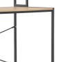 Escritorio para ordenador negro y roble 120x60x138 cm de , Escritorios - Ref: Foro24-20256, Precio: 104,40 €, Descuento: %