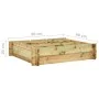 Arriate de madera impregnada 90x90x20 cm de , Maceteros y jardineras - Ref: Foro24-41914, Precio: 35,14 €, Descuento: %
