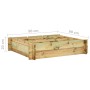 Blumenbeet aus imprägniertem Holz, 90 x 90 x 20 cm von , Töpfe und Pflanzgefäße - Ref: Foro24-41914, Preis: 34,12 €, Rabatt: %