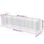 Arriate de gaviones de acero 450x90x100 cm de vidaXL, Maceteros y jardineras - Ref: Foro24-143552, Precio: 218,95 €, Descuent...