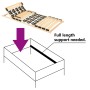 Estructura de cama con 38 listones cabezal ajustab