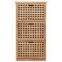 Solid walnut wood shoe rack 55x20x104 cm by vidaXL, Shoe racks and shoe organizers - Ref: Foro24-247600, Price: 102,83 €, Dis...