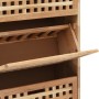 Solid walnut wood shoe rack 55x20x104 cm by vidaXL, Shoe racks and shoe organizers - Ref: Foro24-247600, Price: 102,83 €, Dis...