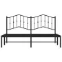 Bed frame with black metal headboard 183x213 cm by , Beds and slatted bases - Ref: Foro24-373794, Price: 100,43 €, Discount: %