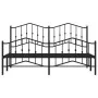 Estructura de cama cabecero y estribo metal negro 183x213 cm de , Camas y somieres - Ref: Foro24-373812, Precio: 121,40 €, De...