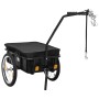Fahrrad-/Bollerwagenanhänger aus schwarzem Stahl 155x60x83 cm von vidaXL, Fahrradanhänger - Ref: Foro24-91771, Preis: 143,23 ...
