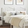 Cabecero de metal blanco 140 cm de , Cabeceros y pies de cama - Ref: Foro24-373871, Precio: 31,52 €, Descuento: %