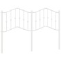 Kopfteil aus weißem Metall, 140 cm von , Kopf- und Fußteile - Ref: Foro24-373871, Preis: 32,00 €, Rabatt: %