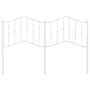 Cabecero de metal blanco 140 cm de , Cabeceros y pies de cama - Ref: Foro24-373871, Precio: 31,52 €, Descuento: %
