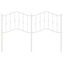 Kopfteil aus weißem Metall, 140 cm von , Kopf- und Fußteile - Ref: Foro24-373871, Preis: 32,00 €, Rabatt: %