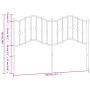 Cabecero de metal blanco 140 cm de , Cabeceros y pies de cama - Ref: Foro24-373871, Precio: 32,32 €, Descuento: %