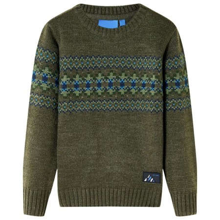 Khaki children's knitted sweater 92 by , Kids T-shirts - Ref: Foro24-14484, Price: 12,08 €, Discount: %
