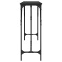 Black engineered wood console table 200x29x75 cm by , Side tables - Ref: Foro24-837777, Price: 59,18 €, Discount: %