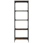 Bücherregal mit 5 Regalen aus Holzwerkstoff, geräucherte Eiche, 59 x 35 x 171 cm von , Bücherregale und Regale - Ref: Foro24-...
