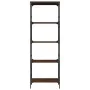 Bookcase with 5 shelves engineered wood brown oak 59x35x171cm by , Bookcases and shelves - Ref: Foro24-837626, Price: 60,17 €...