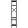 Bookcase with 5 shelves engineered wood brown oak 59x35x171cm by , Bookcases and shelves - Ref: Foro24-837626, Price: 60,17 €...