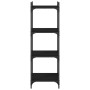 Librería de 4 estantes madera de ingeniería negro 40x30x120 cm de , Librerías y estanterías - Ref: Foro24-837632, Precio: 39,...