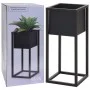 H&S Collection Black metal stand planter 50 cm by H&S Collection, Pots and planters - Ref: Foro24-424358, Price: 46,19 €, Dis...