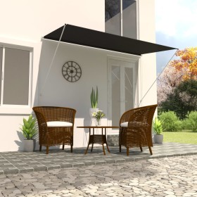 Retractable awning 350x150 cm anthracite gray by vidaXL, Awnings - Ref: Foro24-143762, Price: 64,46 €, Discount: %