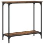 Konsolentisch aus geräuchertem Eichenholzwerkstoff, 75 x 30,5 x 75 cm von , Seitentische - Ref: Foro24-837709, Preis: 38,99 €...
