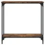 Smoked oak engineered wood console table 75x30.5x75 cm by , Side tables - Ref: Foro24-837709, Price: 37,23 €, Discount: %