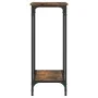 Smoked oak engineered wood console table 75x30.5x75 cm by , Side tables - Ref: Foro24-837709, Price: 37,23 €, Discount: %