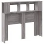 Sonoma-graues LED-Kopfteil aus Holzwerkstoff, 120 x 18,5 x 103,5 cm von , Kopf- und Fußteile - Ref: Foro24-837342, Preis: 75,...