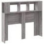 Sonoma gray engineered wood LED headboard 120x18.5x103.5 cm by , Headboards and footboards - Ref: Foro24-837342, Price: 77,02...