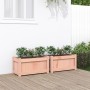 Gartenpflanzgefäße 2 Einheiten aus massivem Douglasienholz von , Töpfe und Pflanzgefäße - Ref: Foro24-837446, Preis: 75,66 €,...