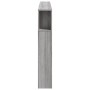Cabecero LED madera ingeniería gris Sonoma 180x18,5x103,5 cm