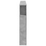 Cabecero LED madera ingeniería gris hormigón 180x18,5x103,5 cm de , Cabeceros y pies de cama - Ref: Foro24-837361, Precio: 95...