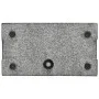 Black rectangular granite parasol base 25 kg by vidaXL, Umbrella bases - Ref: Foro24-45067, Price: 75,71 €, Discount: %