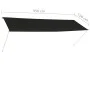 Retractable awning 350x150 cm anthracite gray by vidaXL, Awnings - Ref: Foro24-143762, Price: 63,21 €, Discount: %
