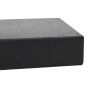 Base de sombrilla de granito rectangular negro 25 kg de vidaXL, Bases para sombrillas - Ref: Foro24-45067, Precio: 78,84 €, D...