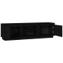 Massiver TV-Schrank aus schwarzem Kiefernholz, 140 x 35 x 40 cm von , TV-Möbel - Ref: Foro24-840414, Preis: 111,21 €, Rabatt: %