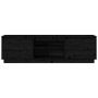 Massiver TV-Schrank aus schwarzem Kiefernholz, 140 x 35 x 40 cm von , TV-Möbel - Ref: Foro24-840414, Preis: 111,21 €, Rabatt: %