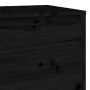 Massiver TV-Schrank aus schwarzem Kiefernholz, 140 x 35 x 40 cm von , TV-Möbel - Ref: Foro24-840414, Preis: 109,80 €, Rabatt: %