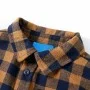 Cognac-blaues kariertes Kinderhemd 104 von , Kinder-T-Shirts - Ref: Foro24-12955, Preis: 10,32 €, Rabatt: %