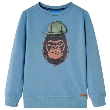 Medium blue children's sweatshirt 116 by , Kids T-shirts - Ref: Foro24-13201, Price: 11,24 €, Discount: %