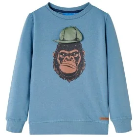 Mittelblaues Kinder-Sweatshirt 140 von , Kinder-T-Shirts - Ref: Foro24-13203, Preis: 11,24 €, Rabatt: %