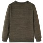Dunkles Khaki-Melange-Kinder-Sweatshirt 140 von , Kinder-T-Shirts - Ref: Foro24-13208, Preis: 13,38 €, Rabatt: %
