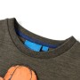 Dunkles Khaki-Melange-Kinder-Sweatshirt 140 von , Kinder-T-Shirts - Ref: Foro24-13208, Preis: 13,38 €, Rabatt: %