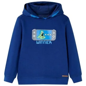 Marineblaues Kinder-Kapuzensweatshirt 116 von , Kinder-T-Shirts - Ref: Foro24-13371, Preis: 12,71 €, Rabatt: %