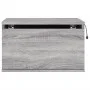 Wall bedside tables with LED lights 2 units gray Sonoma by , Nightstands - Ref: Foro24-836837, Price: 72,79 €, Discount: %