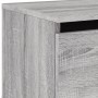Wall bedside tables with LED lights 2 units gray Sonoma by , Nightstands - Ref: Foro24-836837, Price: 74,39 €, Discount: %