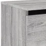 Wall bedside tables with LED lights 2 units gray Sonoma by , Nightstands - Ref: Foro24-836837, Price: 72,79 €, Discount: %