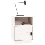 Nachttisch aus massivem weißem Kiefernholz, 40 x 34 x 55 cm von vidaXL, Nachttische - Ref: Foro24-818317, Preis: 41,68 €, Rab...