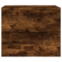 Wall bedside tables with LED lights 2 pcs smoked oak by , Nightstands - Ref: Foro24-836821, Price: 81,69 €, Discount: %
