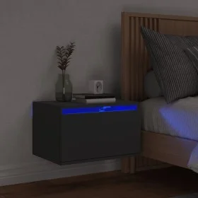 Wand-Nachttisch mit schwarzen LED-Leuchten von , Nachttische - Ref: Foro24-836828, Preis: 57,14 €, Rabatt: %
